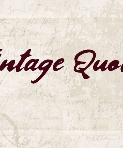 Vintage Quotes Font Free Download