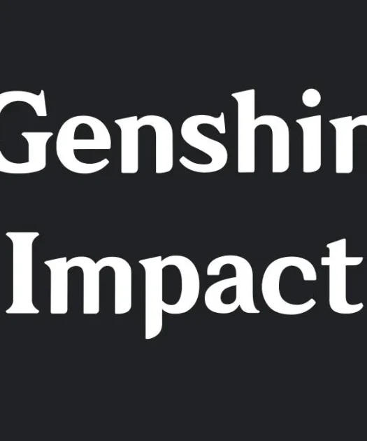 Genshin Impact Font Free Download