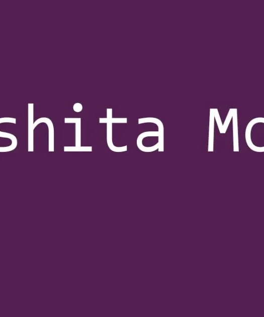 Moshita Mono Font Free Download
