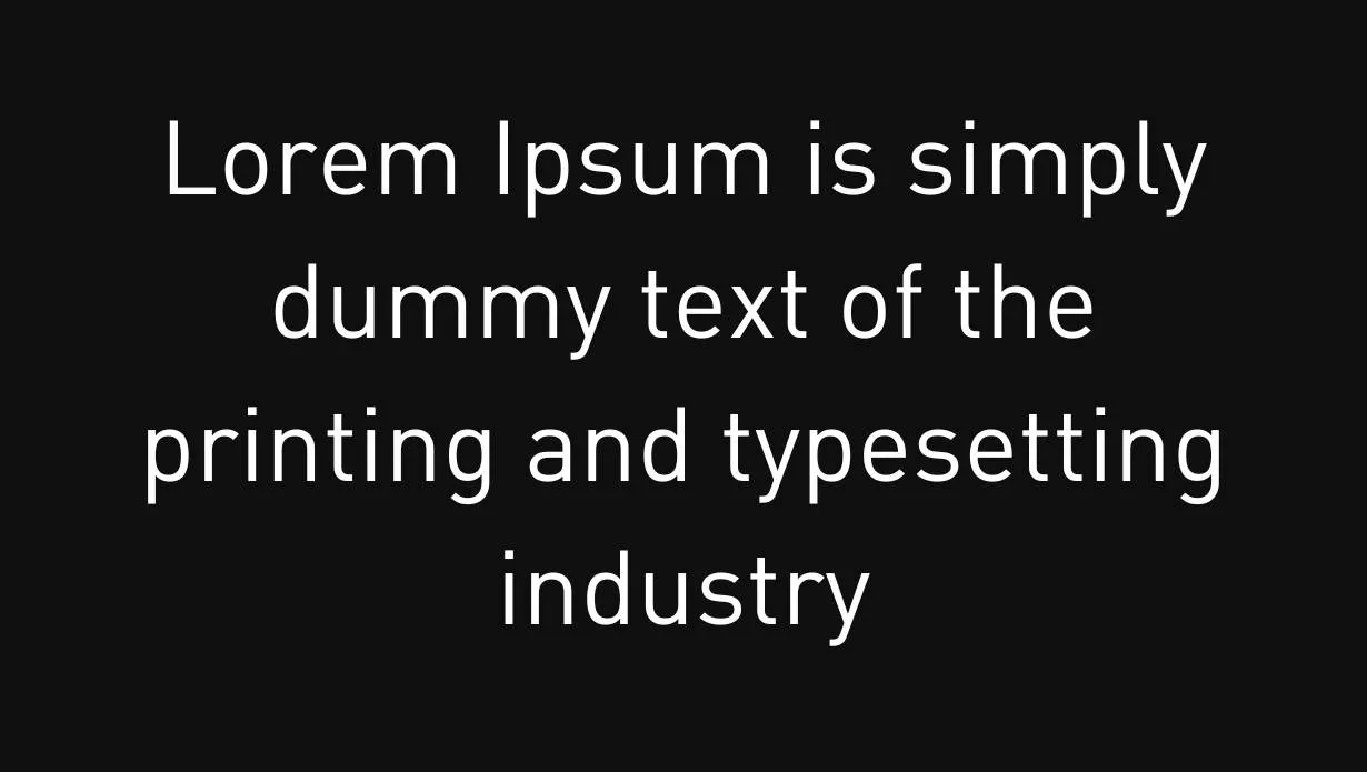 DIN Font