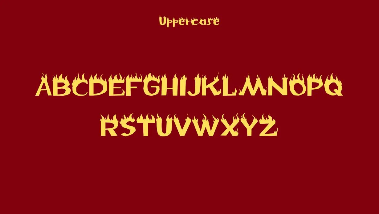 Flame Font