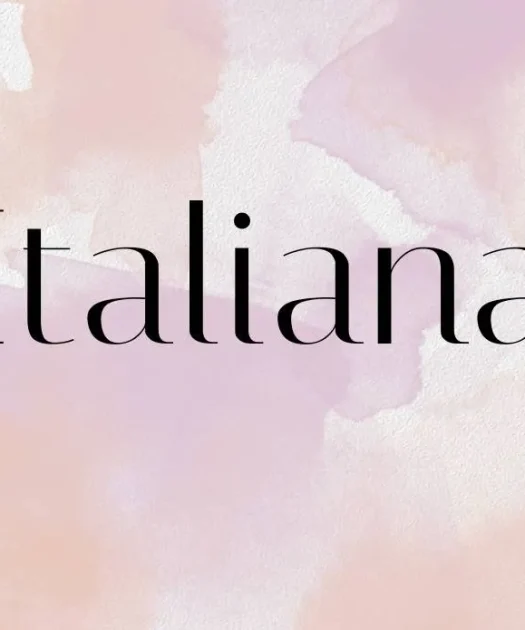 Italiana Font Free Download