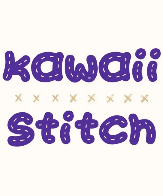kawaii Stitch Font Free Download