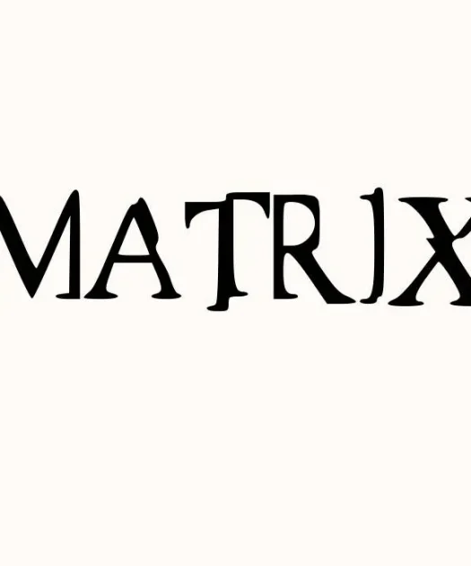 Matrix Font Free Download