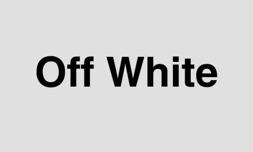 Off-White Font Free Download