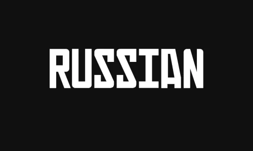 Russian Font Free Download
