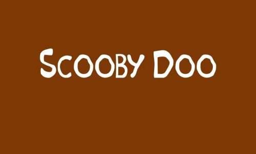 Scooby Doo Font Free Download