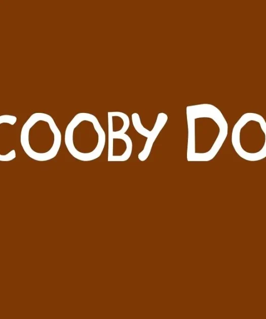 Scooby Doo Font Free Download