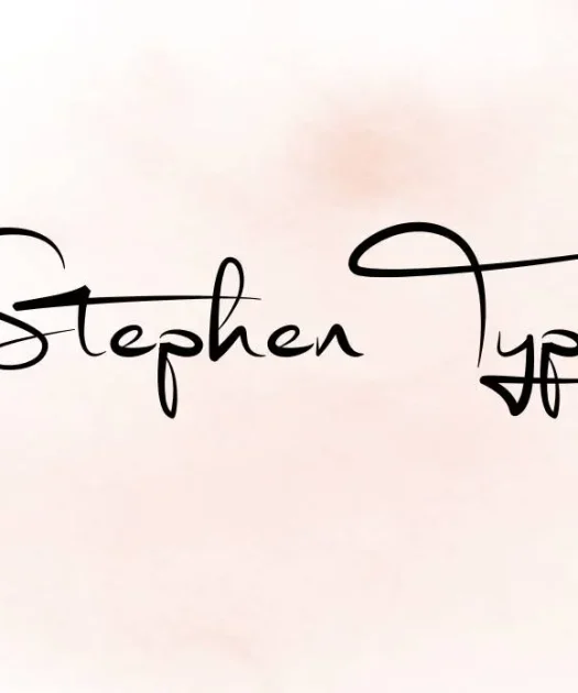 Stephen Type Font Free Download