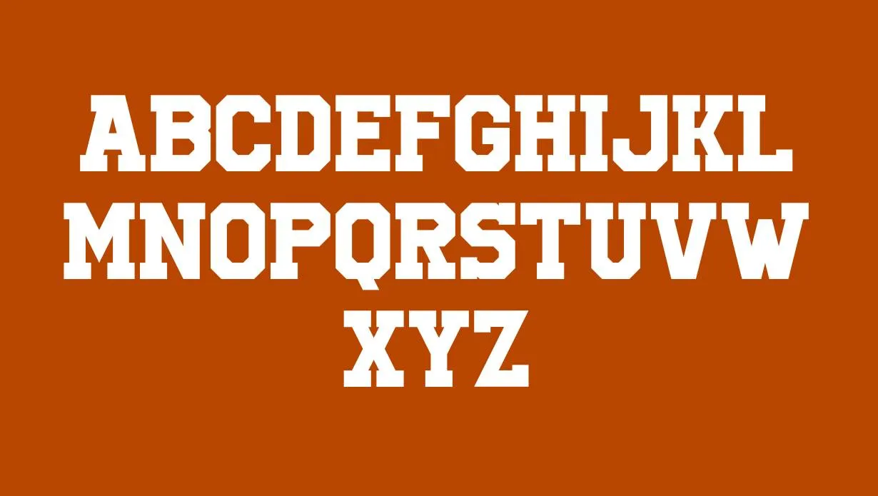 University Font