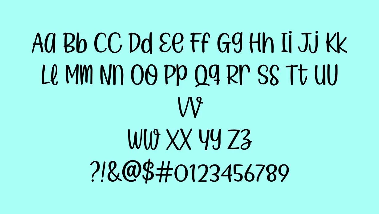 Yummy Ice Cream Font
