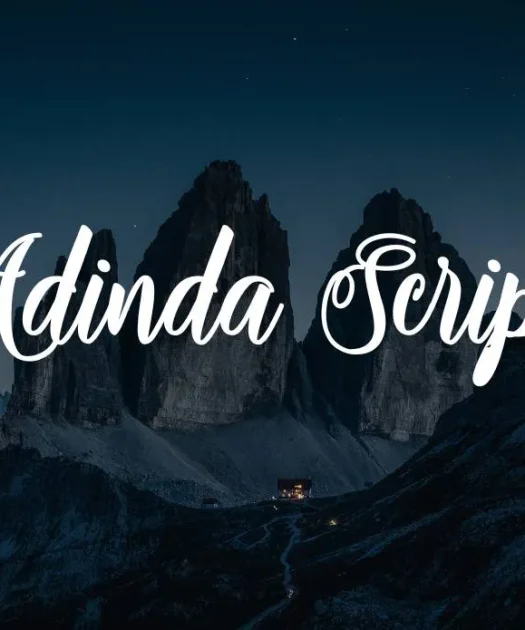Adinda Script Font Free Download