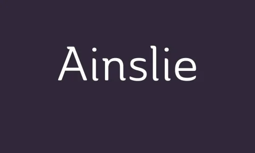 Ainslie Font Free Download
