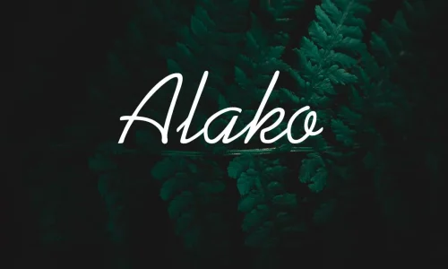 Alako Font Free Download