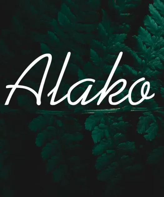 Alako Font Free Download