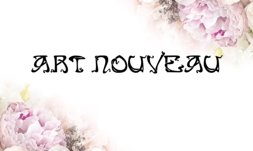 Art Nouveau Font Free Download Art Nouveau Font Free Download