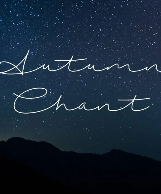 Autumn Chant Font Free Download