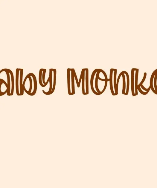Baby Monkey Font Free Download