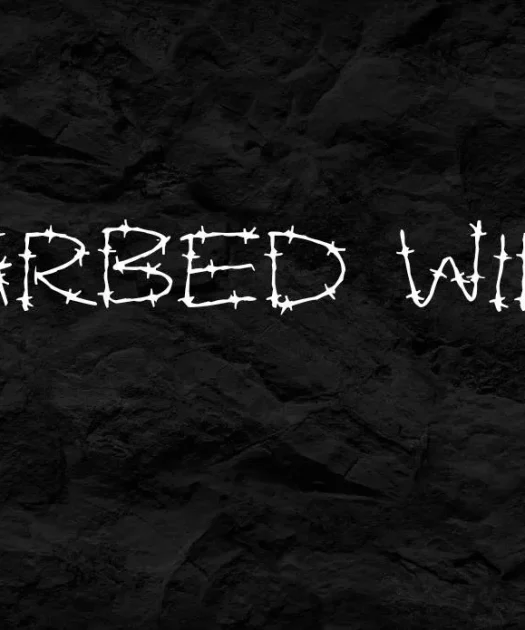 Barbed Wire Font Free Download
