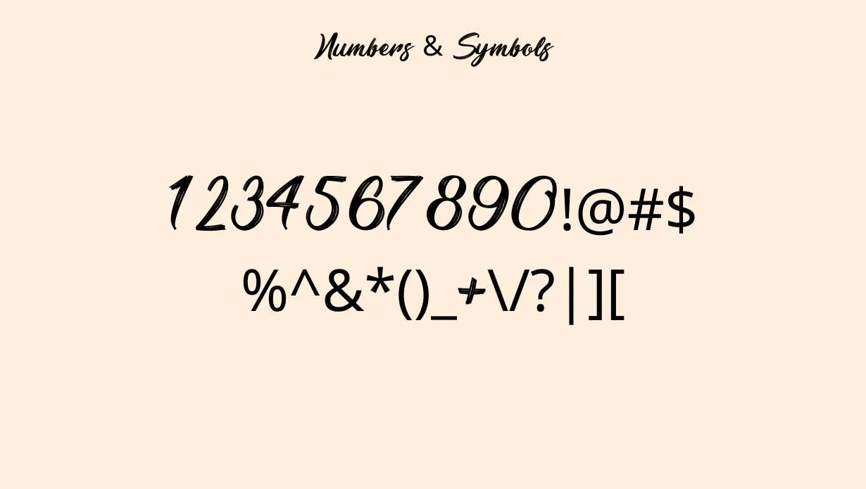 Barbershop in Thailand Font