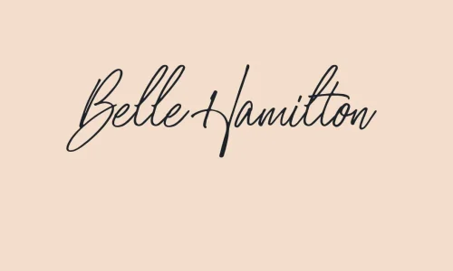 Belle Hamilton Font Free Download