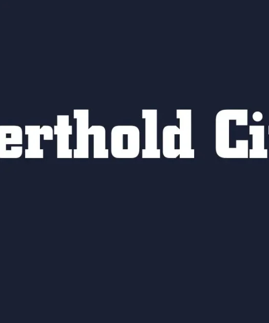 Berthold City Font Free Download