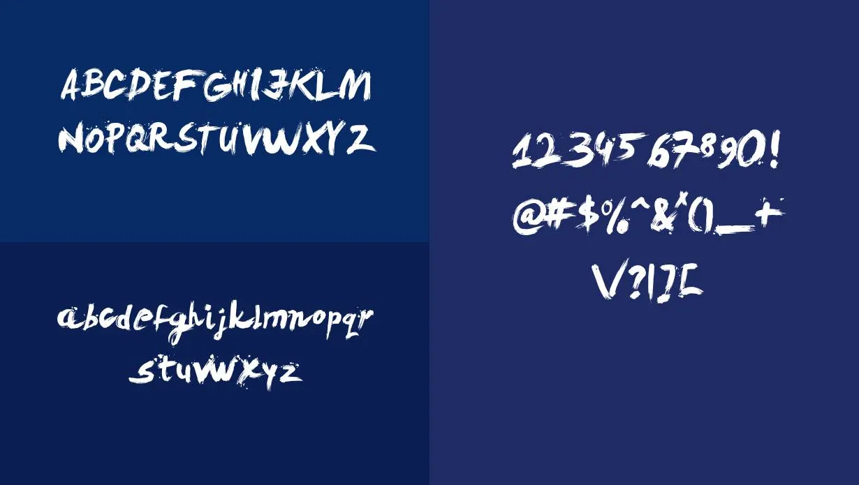 Big Splash Brush Font