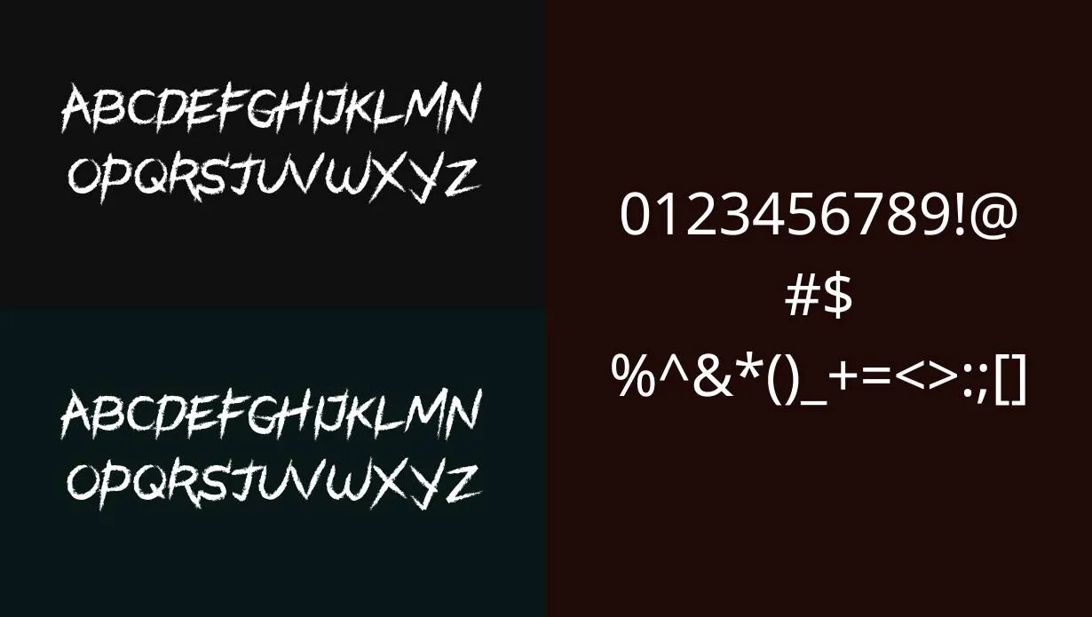 Black Halloween Font