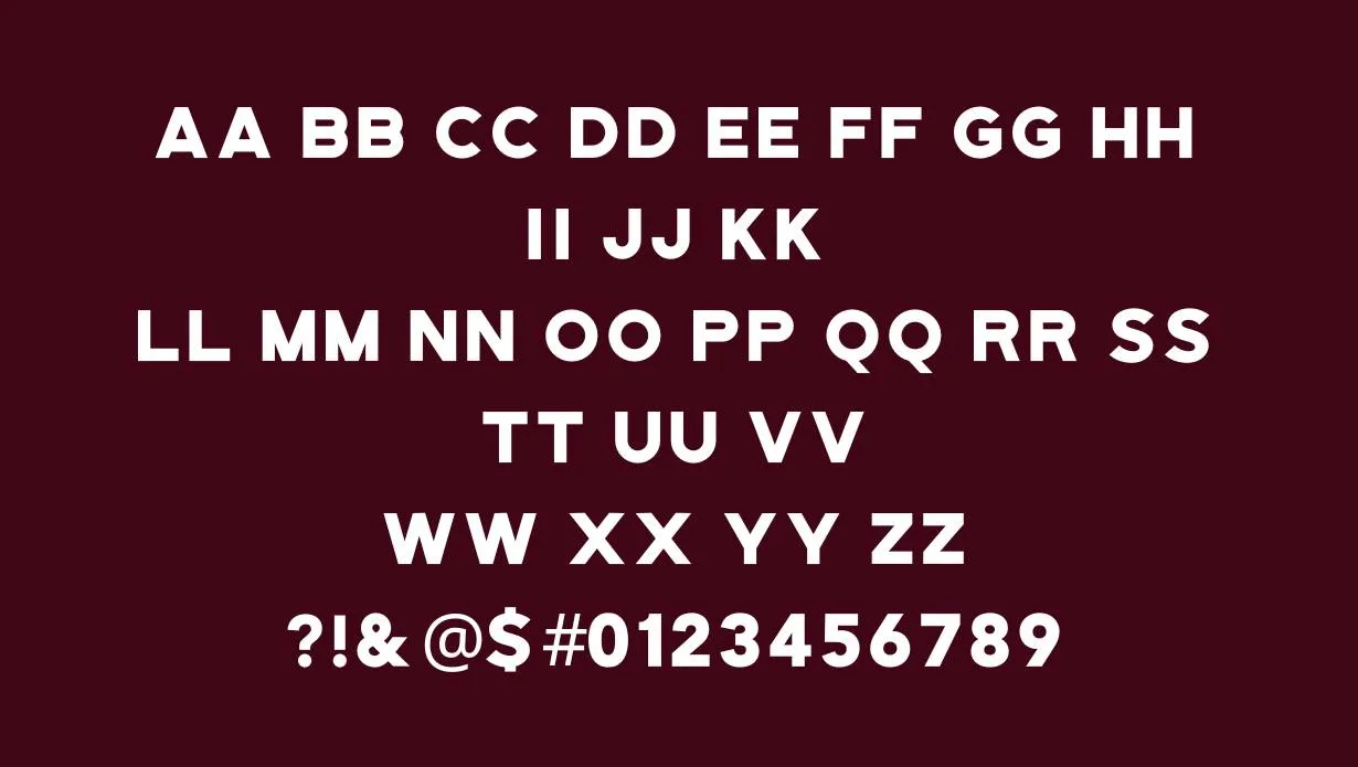 Bourbon Grotesque Font
