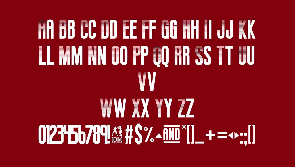Boxing Font 
