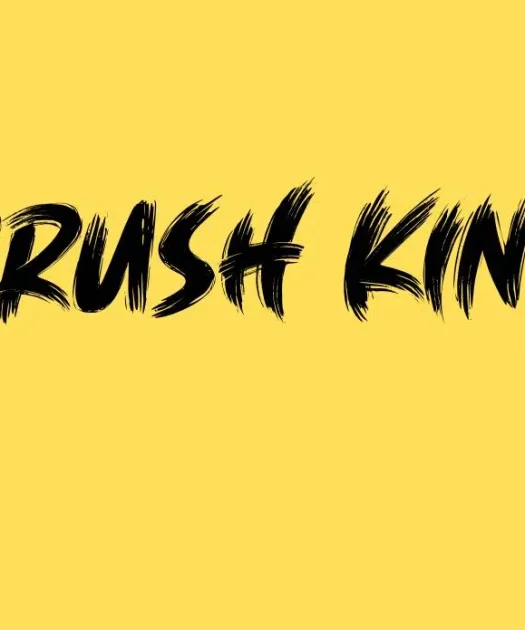 Brush King Font Free Download