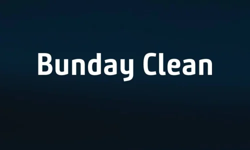 Bunday Clean Font Free Download