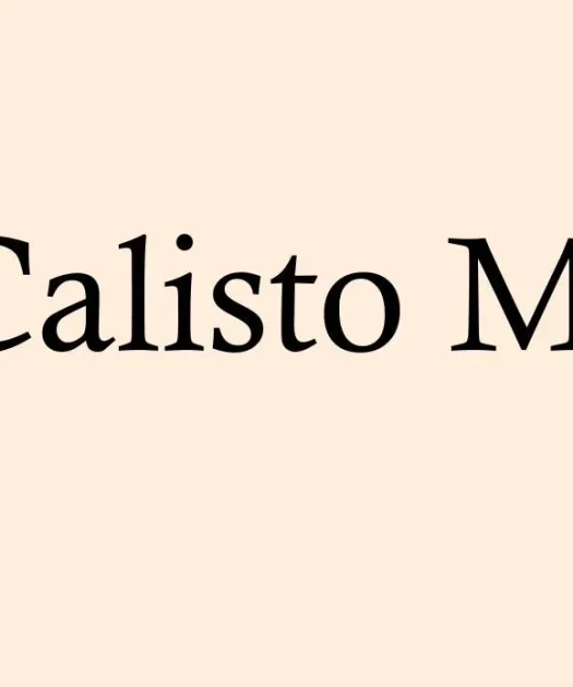 Calisto MT Font Free Download