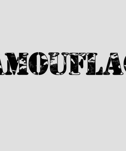 Camouflage Font Free Download