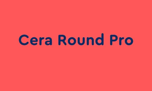 Cera Round Pro Font Free Download 