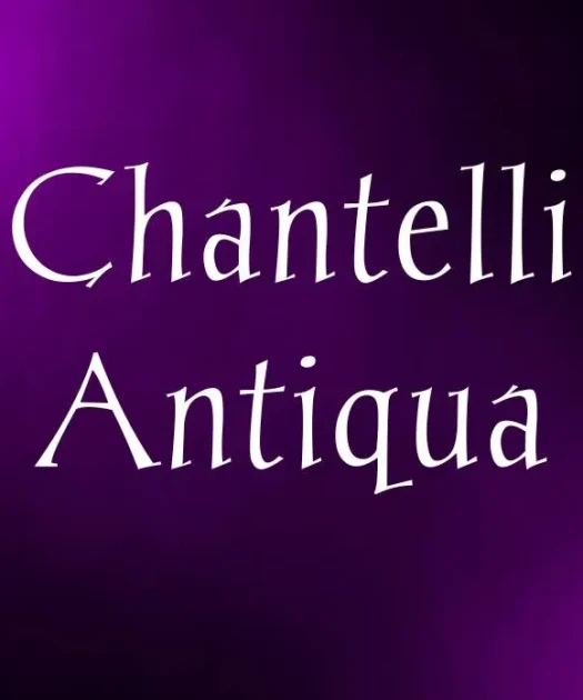 Chantelli Antiqua Font Free Download