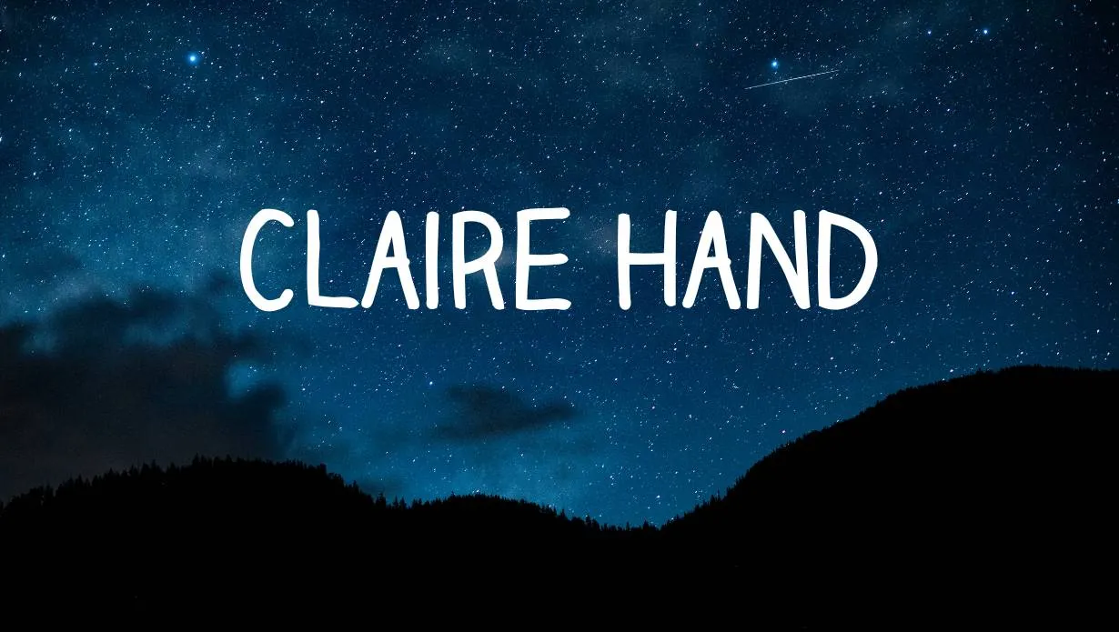 Claire Hand Font