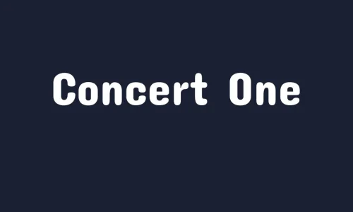 Concert One Font Free Download
