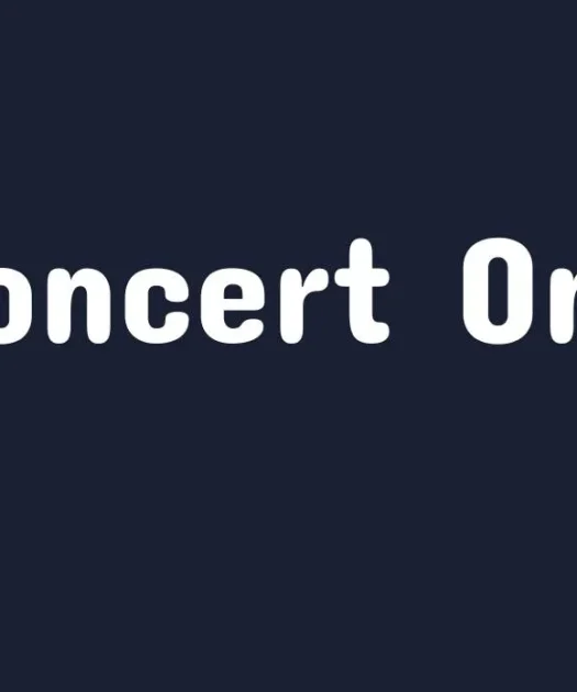 Concert One Font Free Download
