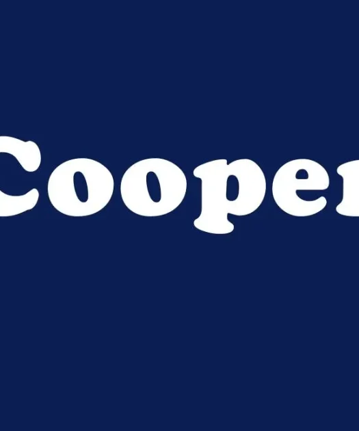 Cooper Regular Font Free Download