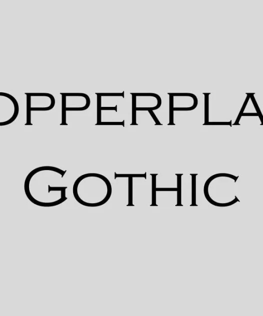 Copperplate Gothic Font Free Download