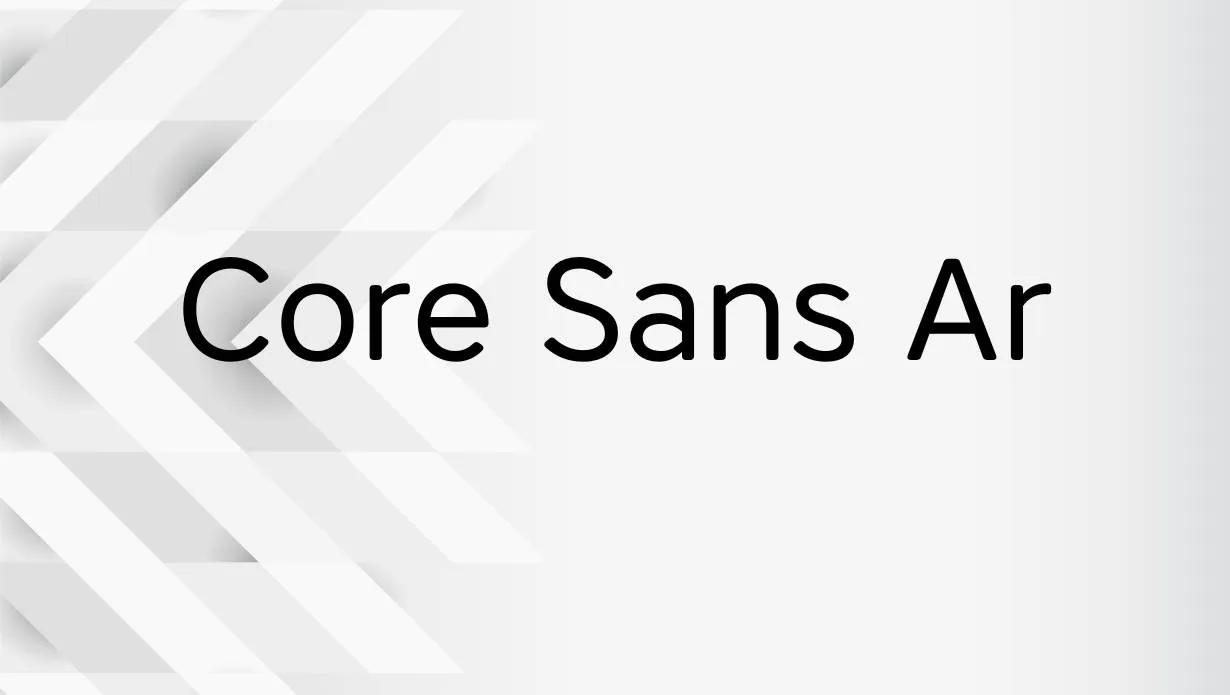 Core Sans AR Font