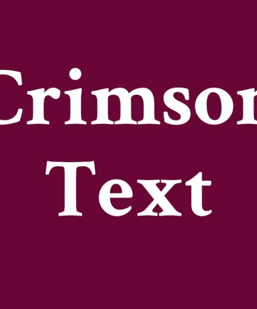 Crimson Text Font Free Download