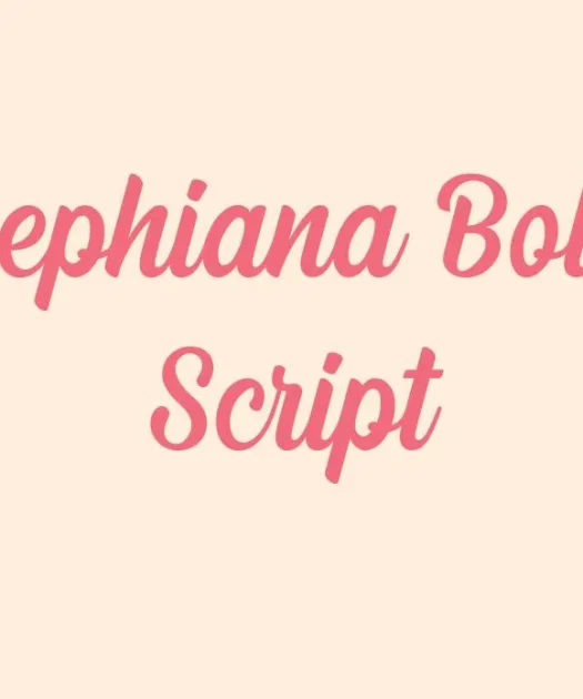 Dephiana Bold Script Font Free Download