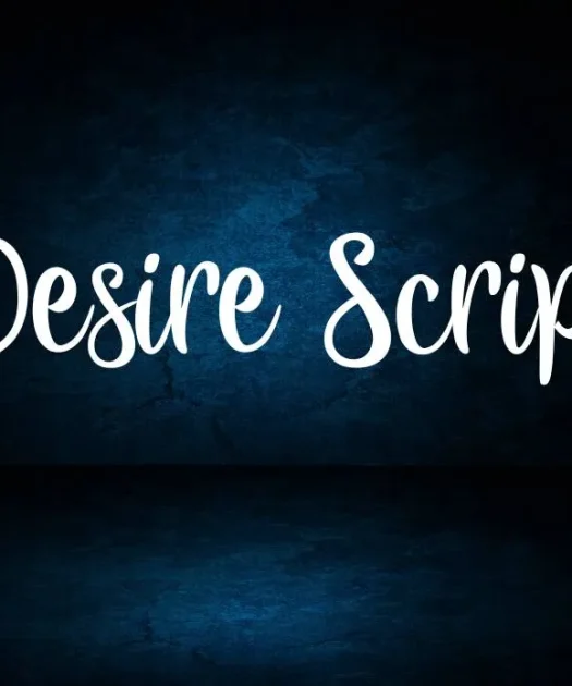 Desire Script Font Free Download