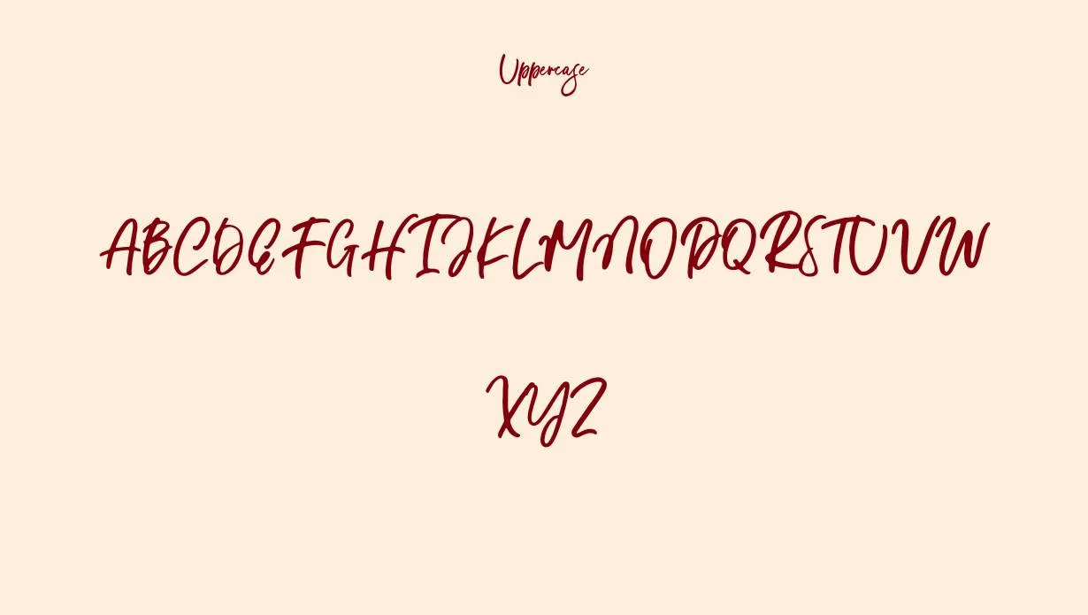 Display Signature Font