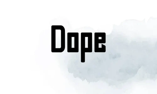 Dope Font Free Download
