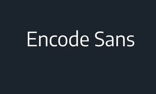 Encode Sans Font Free Download