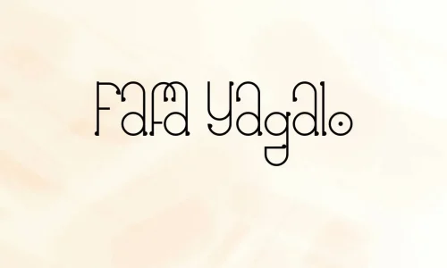 Fafa Yagalo Font Free Download