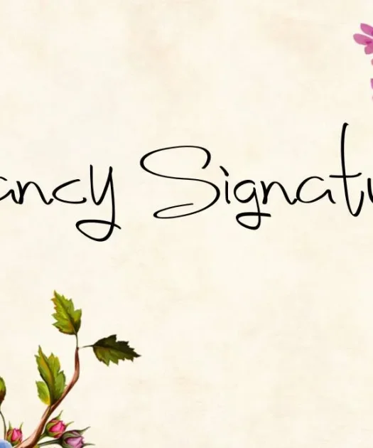 Fancy Signature Font Free Download